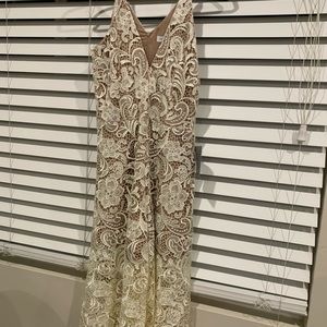 Dress the population lace jumper